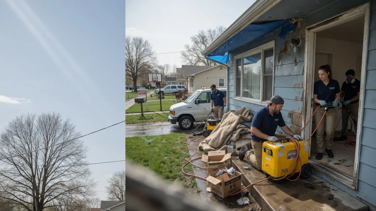 Basement Flood Cleanup in Nokomis, IL near me